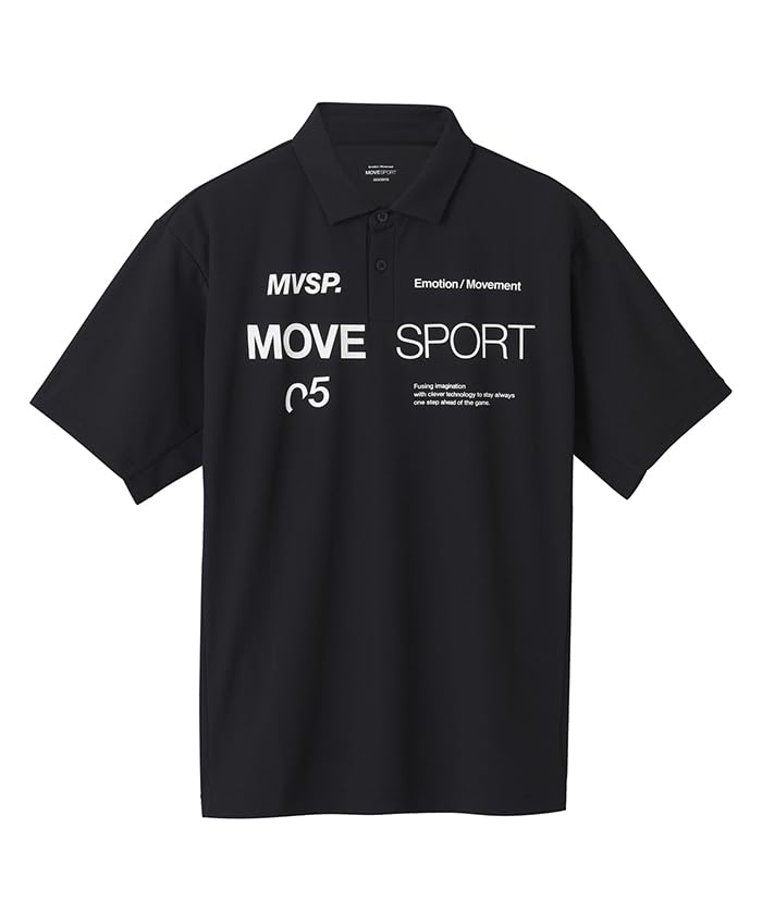 Move Sports Short Sleeve Limited UV Black Size M Men's T-Shirt, DESCENTE, Edition, Protection, Sweat-Wicking, Quick-Drying, Stretch, Sunscreen,