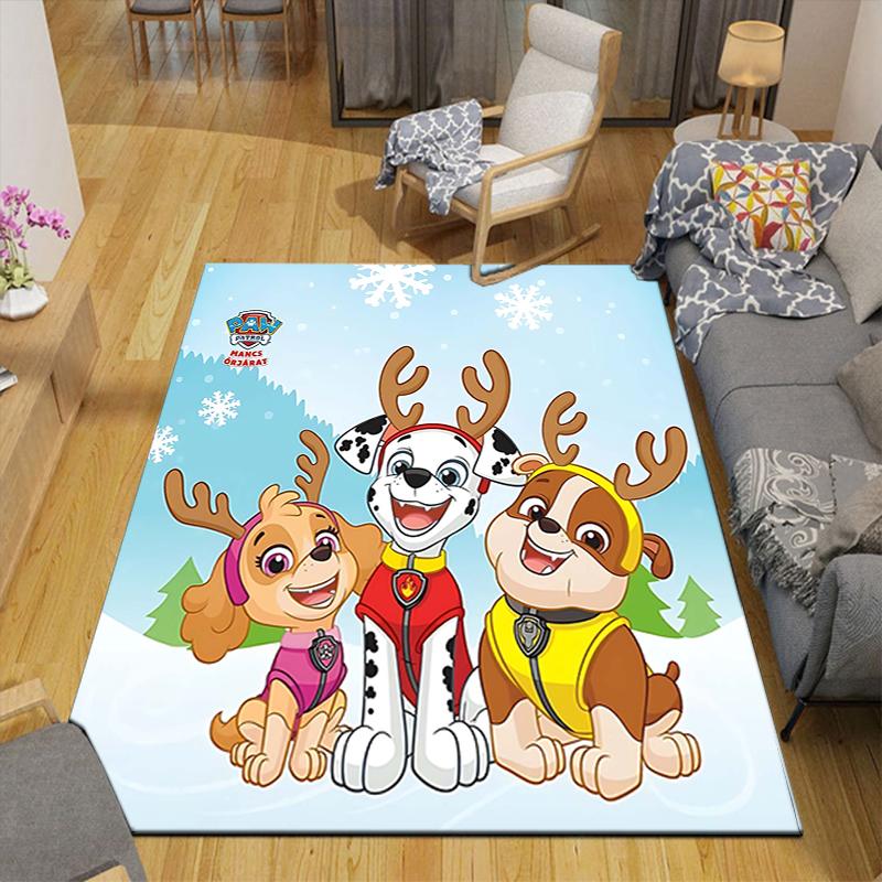 1Pc Christmas Night Rug Office Carpet Indoor Outdoor Doormat Nonslip Soft And Comfortable Living Room Christmas Halloween Gift D91859