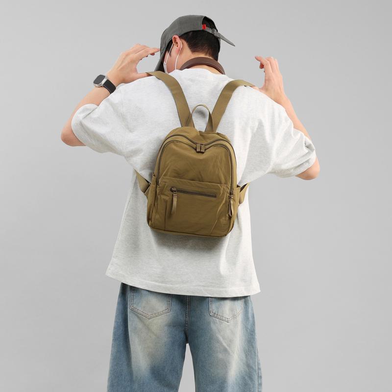 Outdoor Student Schoolbag Nylon Small Backpack Unisex Backpack