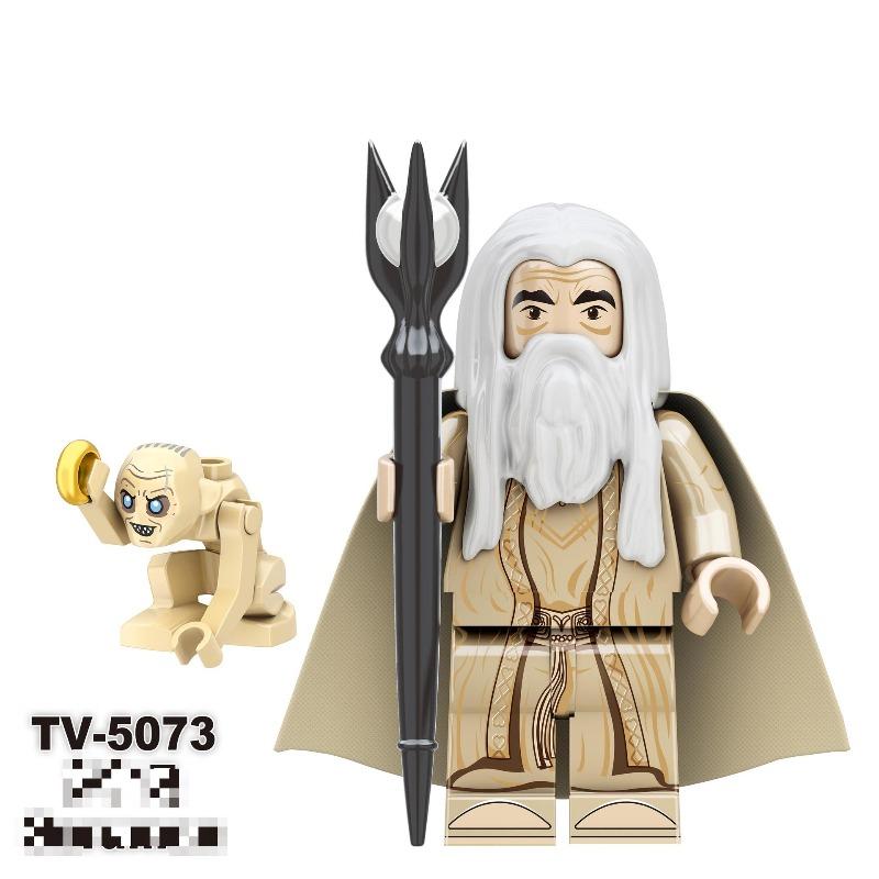 Products TV6 Lord of the Rings Series Assembled Puzzle Building Block Doll Toy Bag