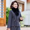 New Chinese Style Mom's Woolen Two-Piece Suit