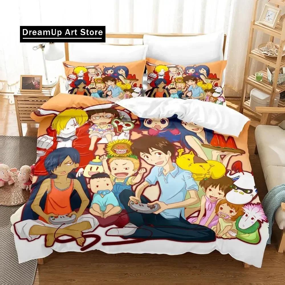 New Summer Wars Bedding Set Single Twin Full Queen King Size Bed Set Adult Kid Bedroom Duvet Cover Sets Cool Anime Bed Sheet Set