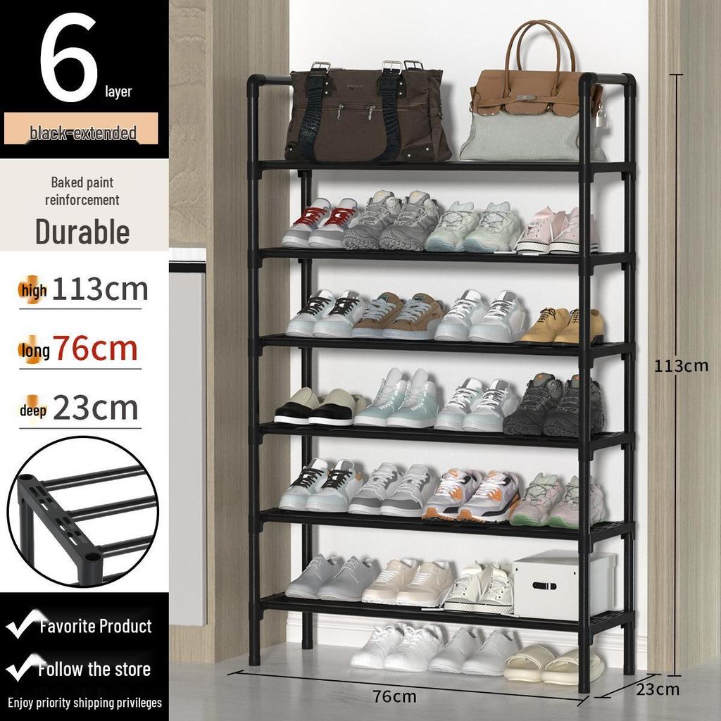 Multi-Tier Shoe Rack: Simple, Economical Storage Cabinet for Dormitory and Entryway