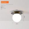 lndoor LED Ceiling Lamp for Modern  Glass Ball Black Gold LED Ceiling Lights Chandelier Lighting for Home Balcony Light Fixtures