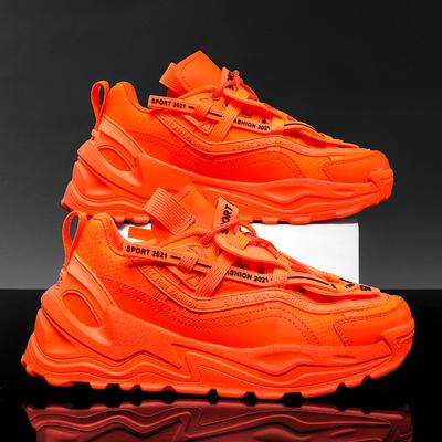 Men Casual Shoes Mens Sneakers Lace Up Platform Shoes Comfortable Breathable Running Shoes Travel Shoes
