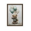 Teddy Bear Balloon World Teddy Bear Balloon World, 30X40 Cm, Frameless, Matte Paper 230 Gsm