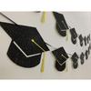 Graduation Decorations Class of 2026 Party Supplies - Graduation Grad Caps Banner (Pre-Strung)