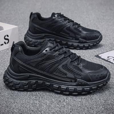 Chaussures Printemps maille respirante résistantes à l'usure chaussures décontractées semelle pneu antidérapante chaussures de sport et de course chaussures pour hommes