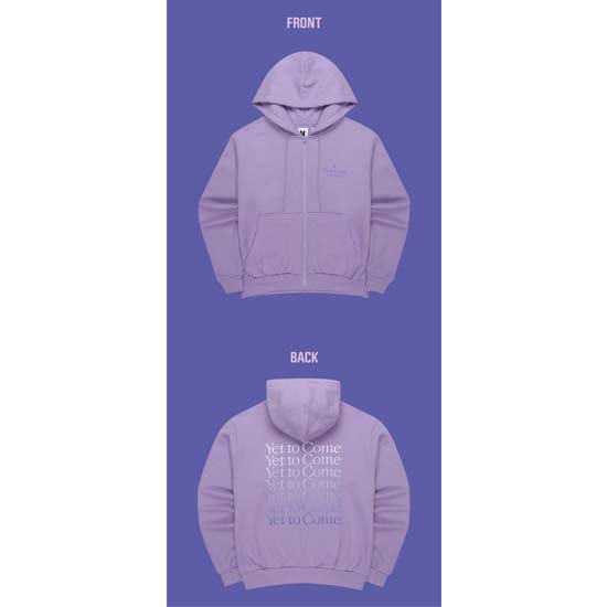 Buy BTS Yet To Come In BUSAN 'Zip-Up Hoodie (Lavender)' at