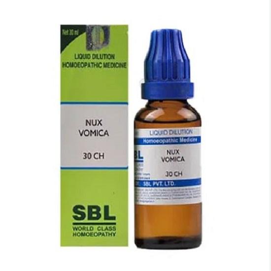 SBL Nux Vomica Dilution 30 CH 30 ML