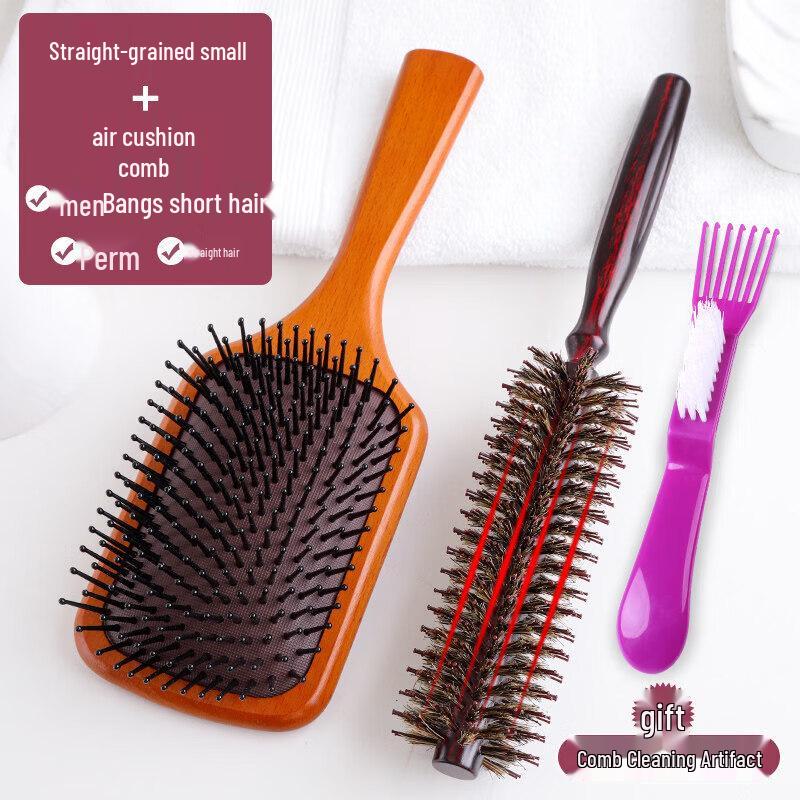 LIEI Bristle Round Barrel Hair Styling Comb