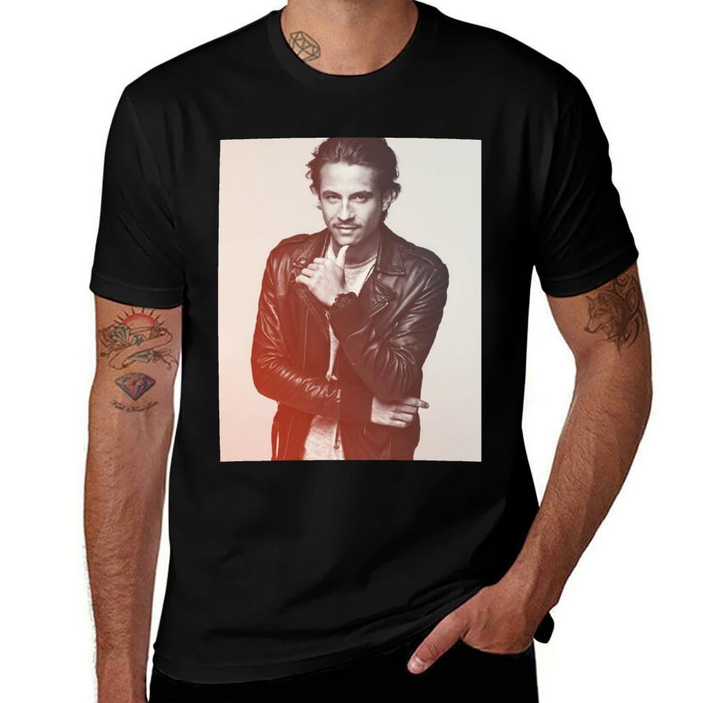 Nekfeu Black Red Tshirt Big Size Loose Fit Tee Shirt Tshirt