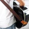 IRIN    t Tkany bawełniany pasek do gitary ze skórzanymi końcówkami do gitar elektrycznych, akustycznych, folk. Wygodny i