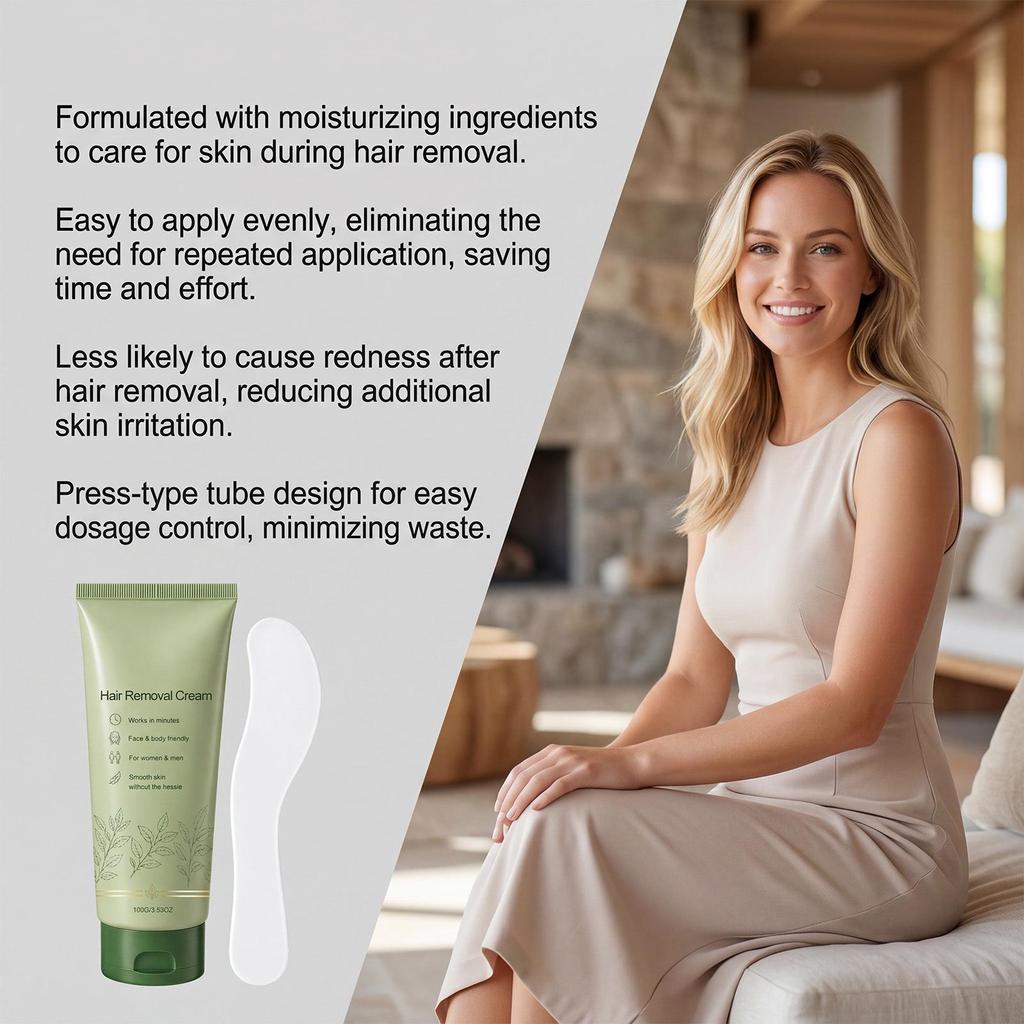 Soft & Gentle Body Hair Removal Cream for Smooth, Refreshing Skin