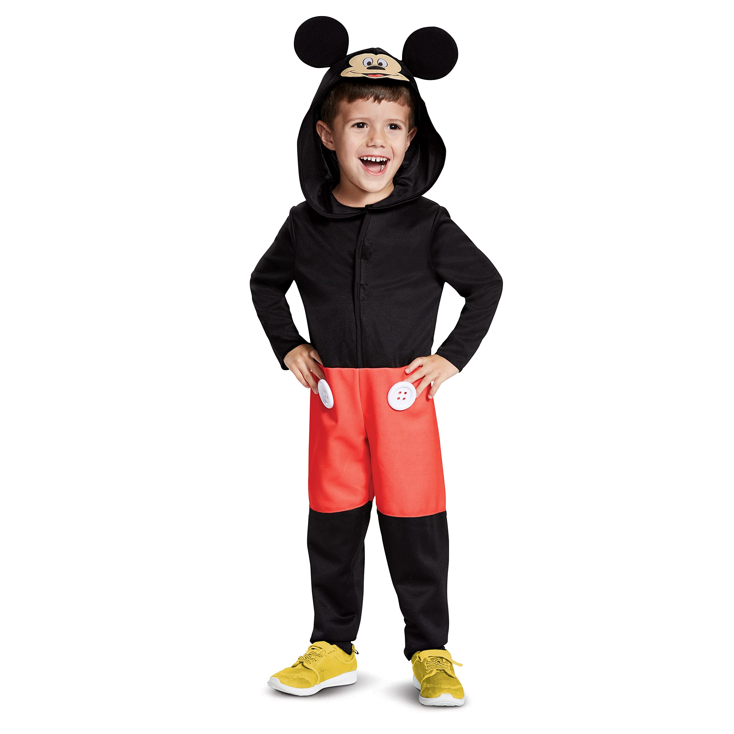 

Disguise Disney Halloween Cosplay Official Mickey Mouse Kids Unisex Black 12000S 85-95cm
