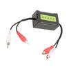 Radio Noise Filter Ground Loop Isolator RCA Connectors 3.5mm 0.1in Car Stereo Voice Frequency Filter for Car