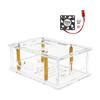High Transparent Acrylic Enclosure for 4 Professional Development Board Industrial Protective Box Cooling Fan Easy Assembly