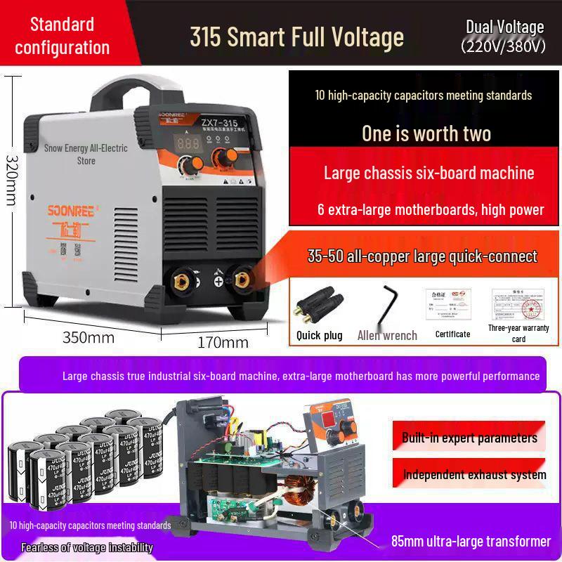 Songle 315400 Dual Voltage Welding Machine 220/380V, Automatic Household Use