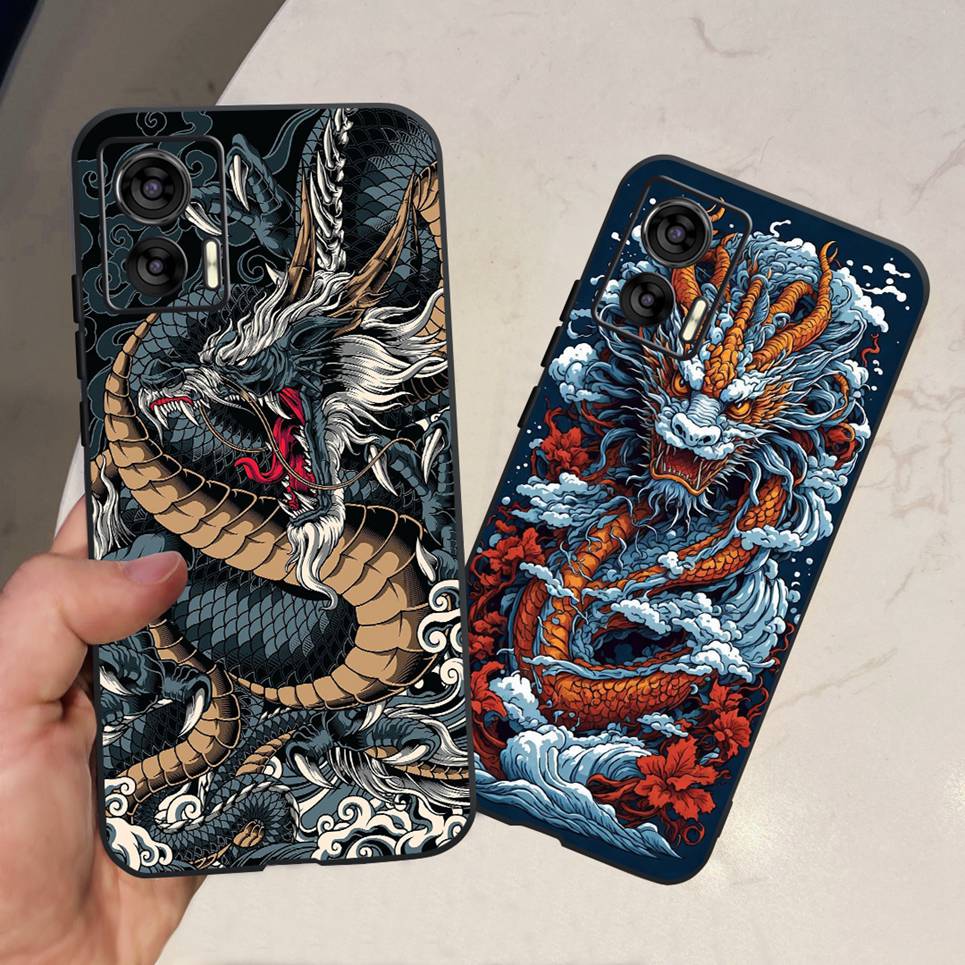 Per Motorola Edge 30 Neo / 30Lite / 30Pro 5G 4G Cover Posteriore Cartone Animato Stile Cool Animali Ragazza Morbido TPU Silicone Custodia per Telefono Paraurti