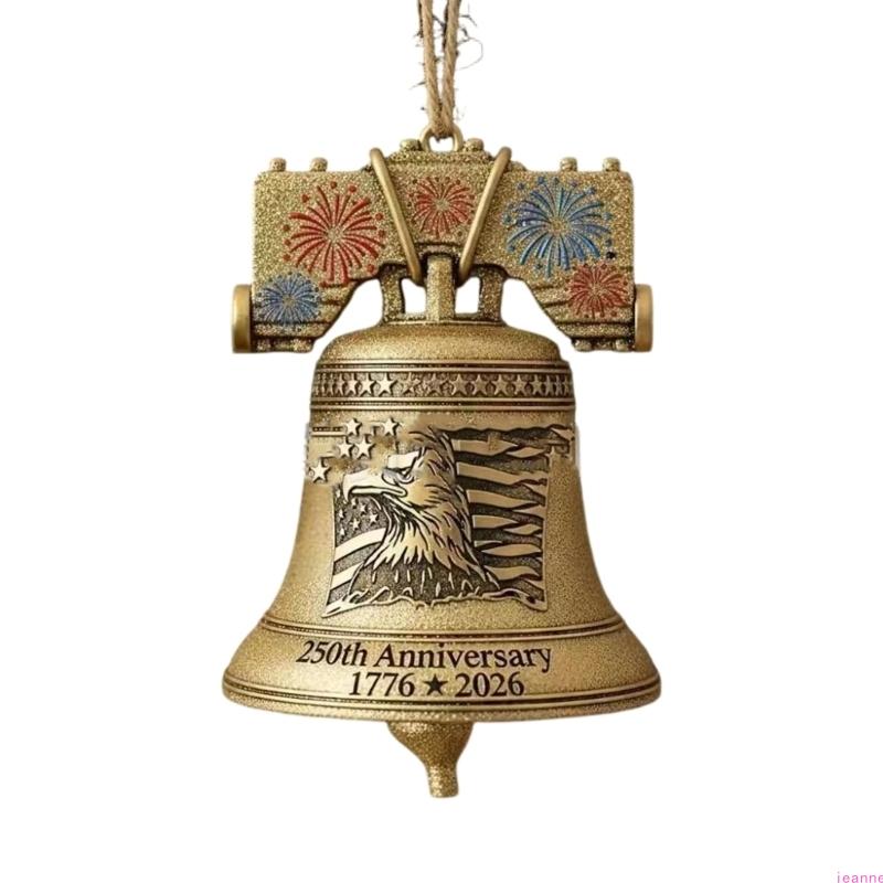 Commemorative 250 Years American Anniversary Bell Ornament Party Supplies Decoration for Commemorating History