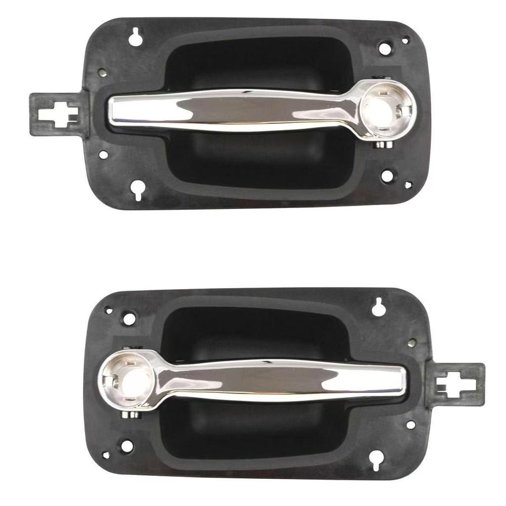 Chrome Exterior Door Handle with Keyhole for US Trucks (2594003C1)