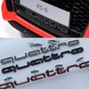Quattro 3D ABS Car Front Grille Emblem for Logo A3 A4 A5 A6 A6L A7 A8 Q3 Q5 Q7 S3 S4 S5 RS3 RS4 RS6 Badge Accessories