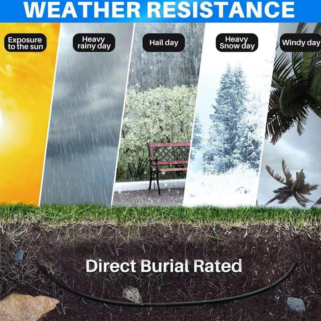 for Starlink V2 Wire Rectangular Satellite Replacement Cable Multifunctional Grey Color 30ft for Starlink V2 Wire