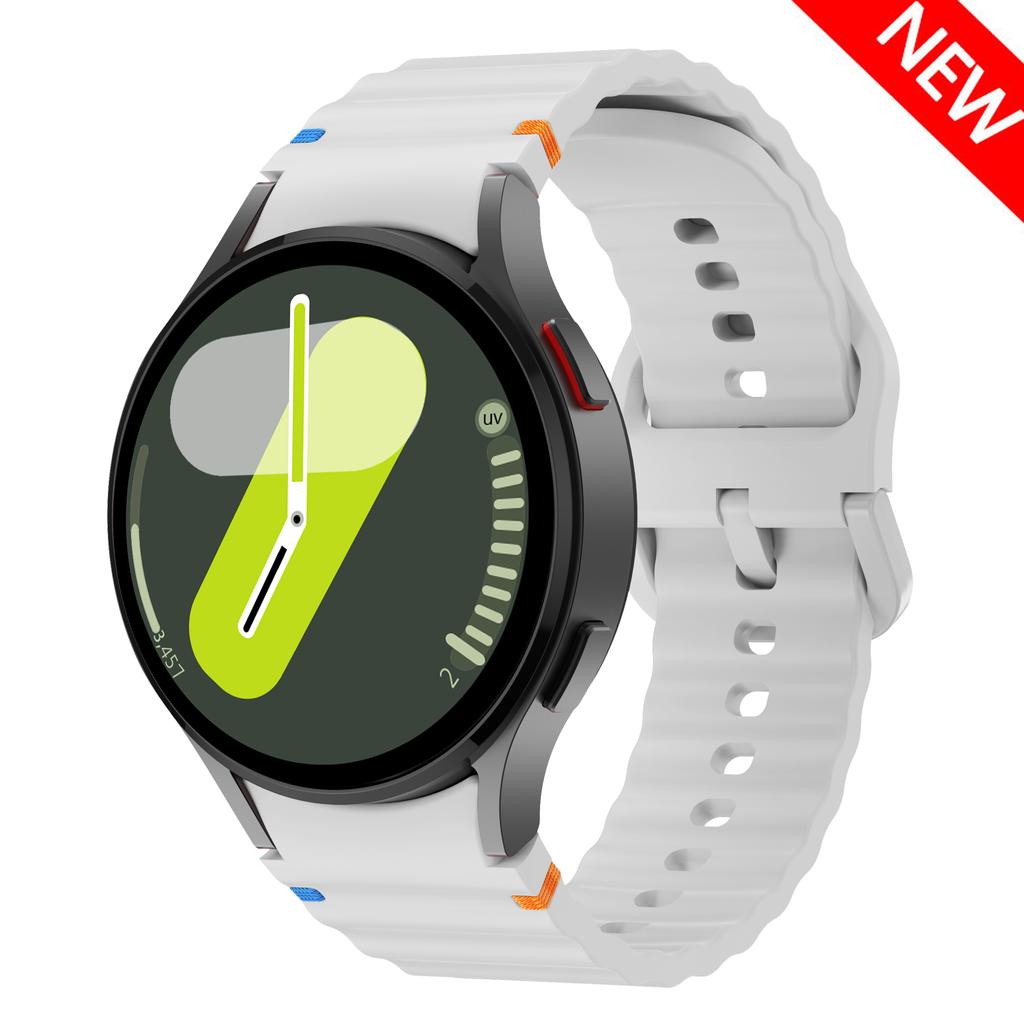 20mm řemínek na hodinky Pro Samsung Galaxy Watch 7/5/6 44mm 40mm Silikonový náramek Galaxy Watch 4 classic/5 pro 47mm 43mm 46 45mm pásek