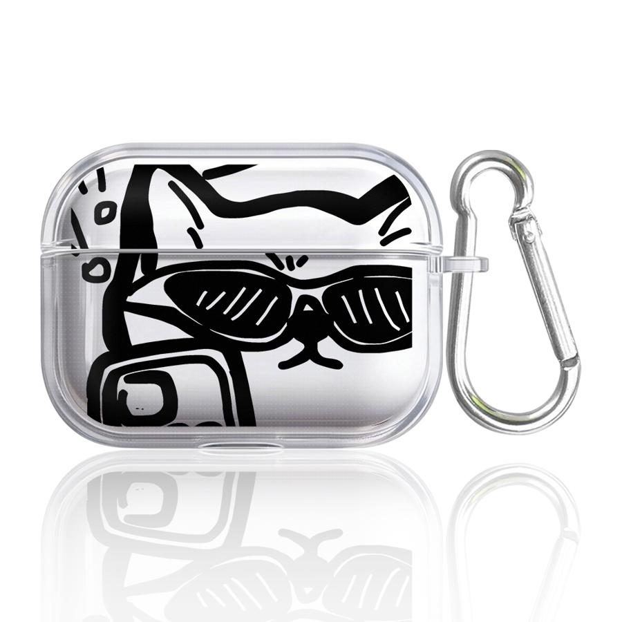 

Cool Line Kitty Dog Case For Airpods Pro 4 2 3 Pro2 Pro3 1 Clear Earphone Cases Cover Airpods Pro