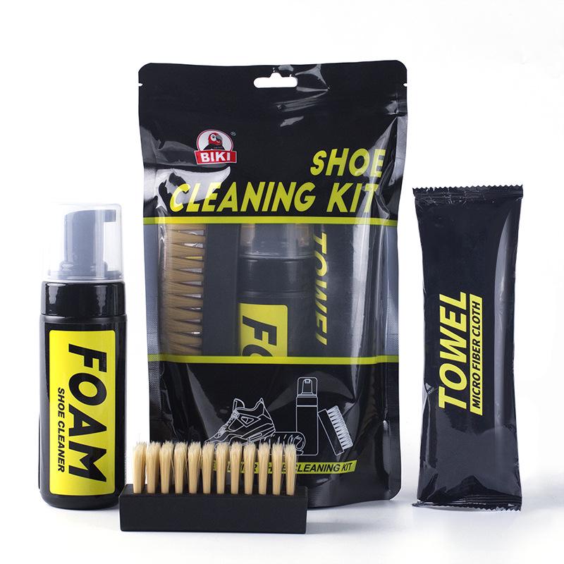 Unique White Sneakers Dry Cleaning Set with Mousse Spray