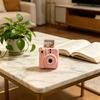 Mini-Kamera-förmiger Foto-Halter-Anhänger 3D-gedruckter Mini-Bilderrahmen-Schlüsselanhänger für Rucksäcke Handtaschen Taschen Geldbörsen