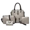Women's Bag New Fashionable Four-piece Set, Mother and Child Bag, Large-capacity Shoulder Crossbody Handbag