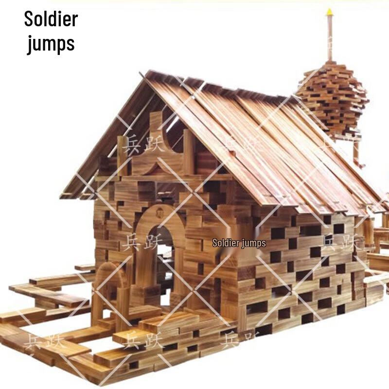 Bingyue Carbonized Wood Nut Building Blocks