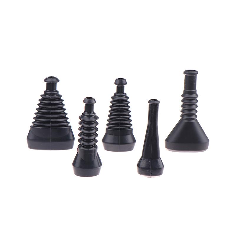 New 5pcs Black 2/3/4/5 Pin Waterproof Automotive Wire Cover Rubber Boot Cap For Amp Tyco Connector Series
