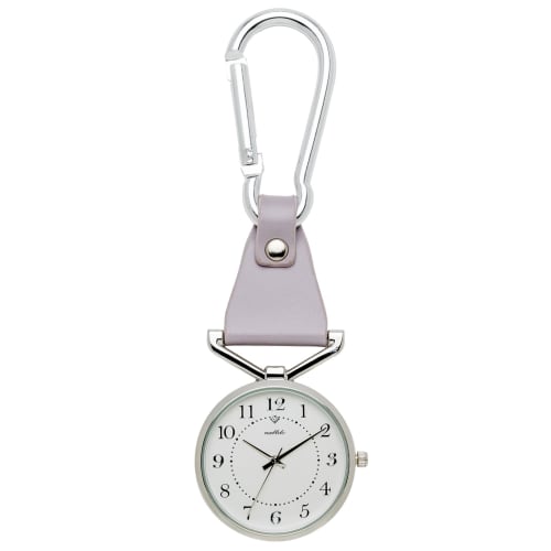 

Полевые женские аналоговые карманные часы с карабином, Lebio Purple, JN026-2