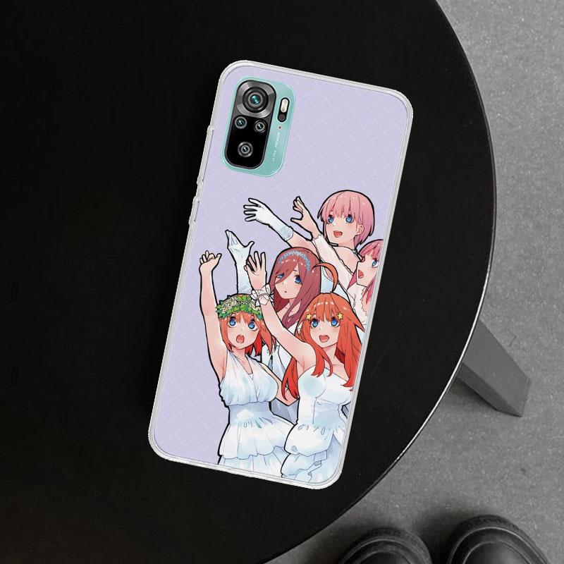 Nino Nakano Anime Phone Case Cover for Xiaomi Redmi Note 15 14 13 12 11 Pro Plus 14S 12S 11S 11T 11E 10S 10 Customized Fundas Re