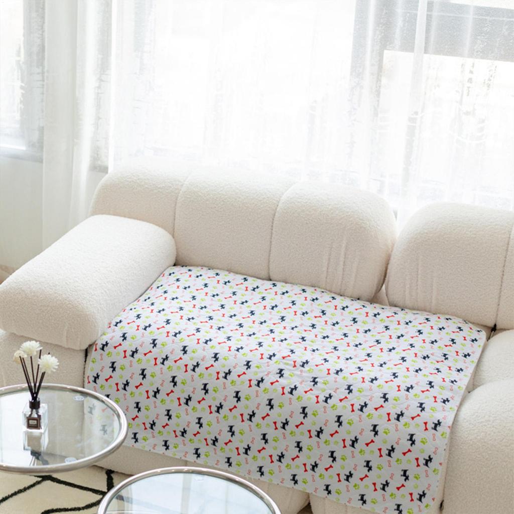 Tapis d'apprentissage pour chien et chat lavables, absorption rapide, étanche, pour l'intérieur, l'entraînement à la propreté, les voyages à domicile