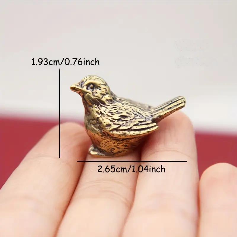 Античные Латунные Статуэтки Птиц и Животных Элегантные Стоячие Позы для Декора Дома/Офиса/Улицы Идеальный Подарок на Рождество