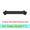 for Tesla Model YL 2026 3rd Row Seat Foot Protector Cover TPE Anti-kick Protection Accessories Y L Pad Under Third Row Seats