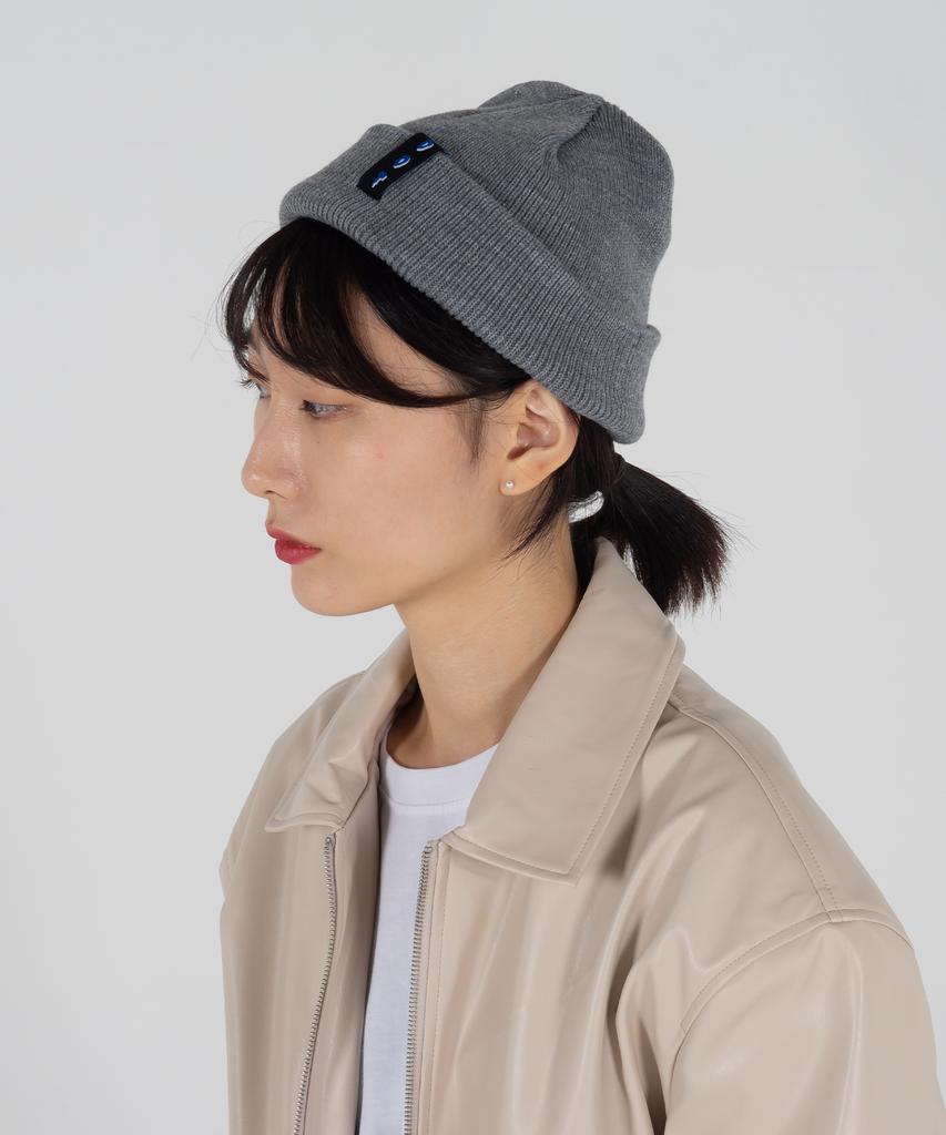 ODD DOT Odd Label Short Beanie_Gray
