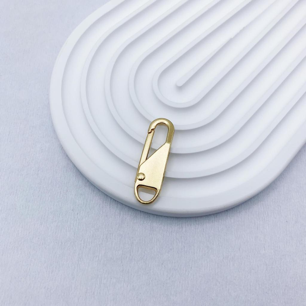 Tool-Free Zipper Pull Tab Replacement for Bags, Backpacks, Coats, and Clothes – Removable Alloy Spring Zipper.