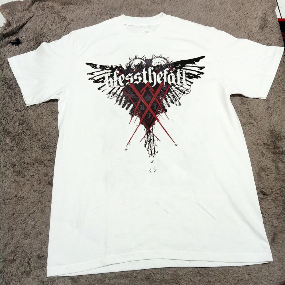 Blessthefall Music For Lovers White T-Shirt Cotton Full Size Unisex T-Shirt S