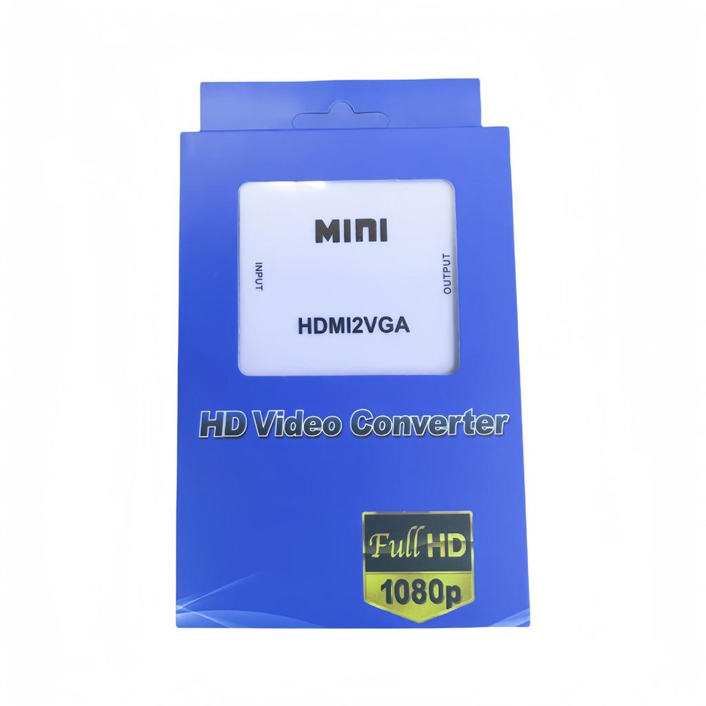 HDMI To HDTV/AV/VGA Converter — Compact High-Definition Video Converter Box