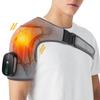 Wireless Heated Shoulder Massager with Vibration Therapy