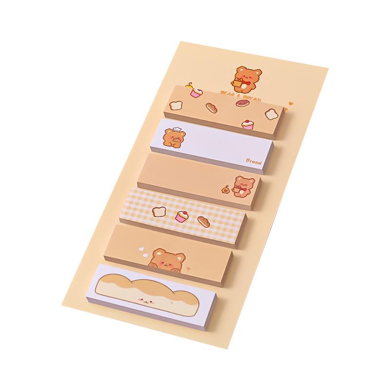 Cartoon Sticky Notes: Multi-Functional Index and Message Stickers for Students and Office Use