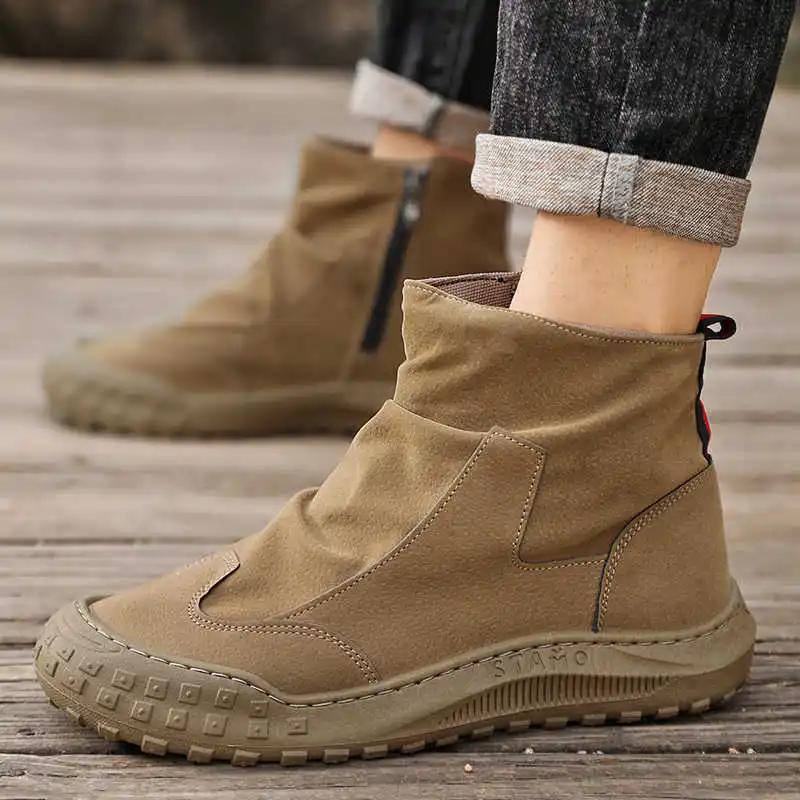 Anti-slip Khaki Casual Shoes Woman Running Black Sneakers For Woman Flat Boots Sports New Loafer'lar Everything School