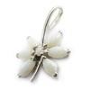 Les Trésors De Lily [G8680] - Silver Pendant 'Opal Goddess' Silver White (rhodium-plated) - 15x22 Mm