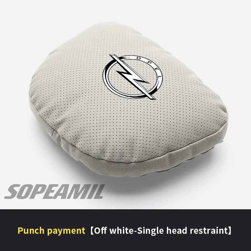 Car Headrest Lumbar Rest CushionOpel Astra Corsa Grandland Insignia Mokka Vectra GTC Tigra Vivaro Zafira Combo Vivaro GTC Delica