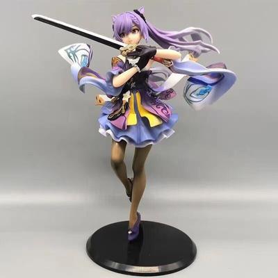 Anime Girl Keqing 22 Cm Maid PVC Model Collection Decoration Figure Doll Toy