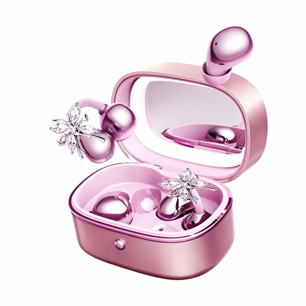 Bluetooth 6.0 Open Ear Earbuds With Mirror Wireless Headphones Ear Clip Headphones Wireless Use